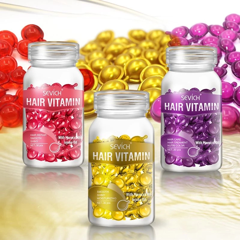 Hair Care Vitamin - Sevich 滑らかな絹のような髪のビタミン カプセル ケラチン コンプレックス オイル