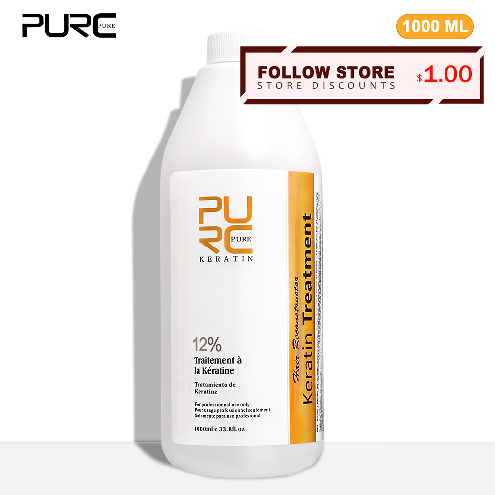 Hair Care Brand - PURC 12% ケラチンスムージングヘアトリートメント縮れ除去ブラジルケラチン縮毛プロフェッショナルヘアケア Products1000ml