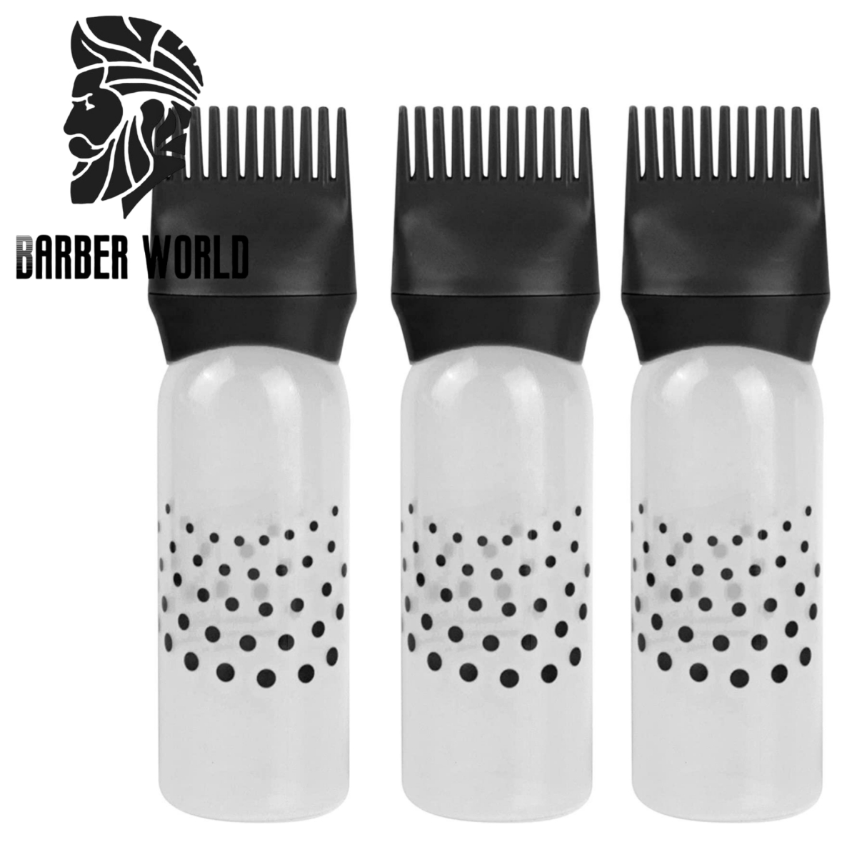 Hair Care Brand - ヘアジェルボトル,アプリケーター,50オンス,カラーリングおよび再利用可能な処理ボトル,3個。