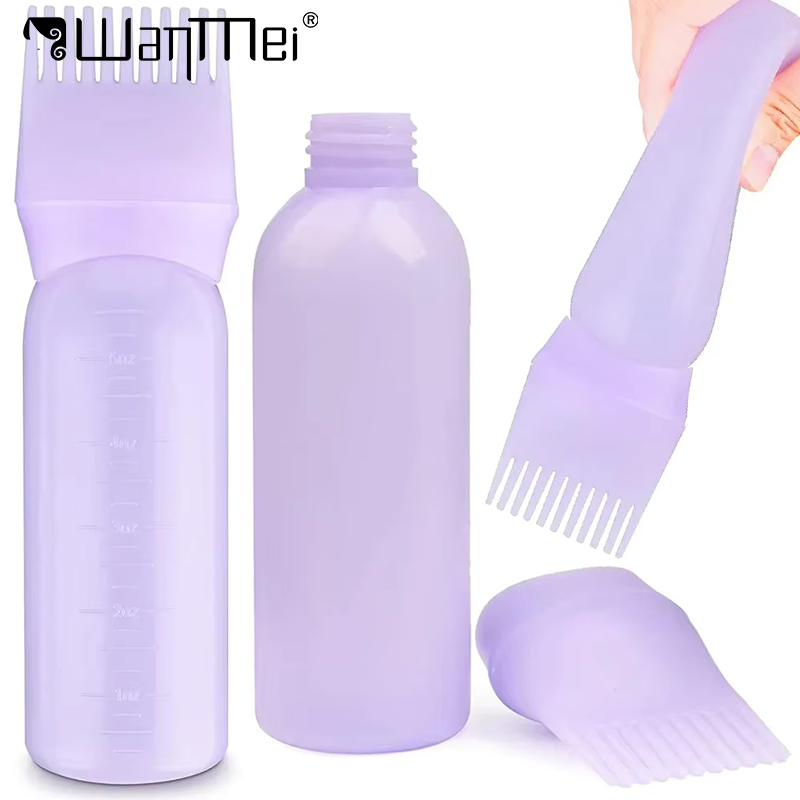 Hair Care Brand - 160 ミリリットル毛根コームアプリケーターボトル調剤染毛剤アプリケーターコームブラシサロンヘアカラー理髪スタイリングツール