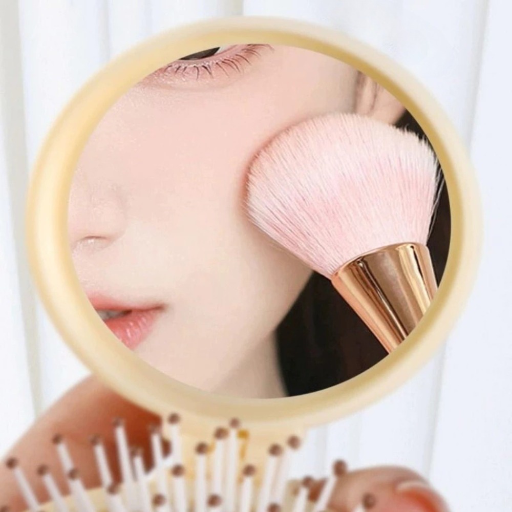 かわいいクマ折りたたみ化粧鏡マッサージコーム付きかわいいポー - Hair Care Brand のレビューと価格