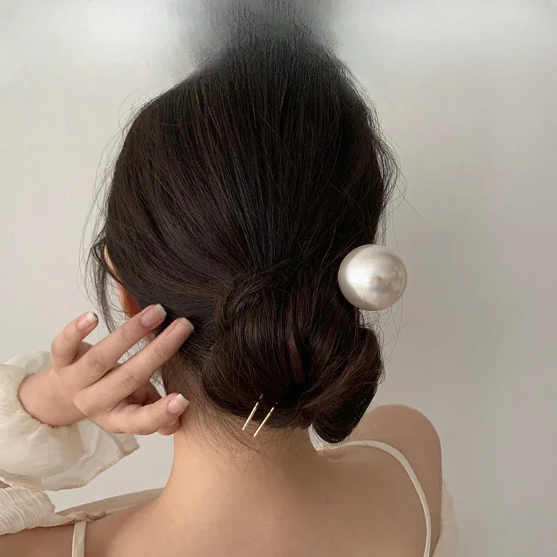 韓国 U 字型ヘアピンヴィンテージエレガントなパールヘアピン - Bobby Pin Bulk のレビューと価格