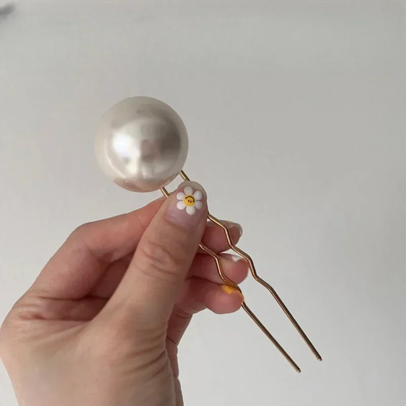 韓国 U 字型ヘアピンヴィンテージエレガントなパールヘアピン - Bobby Pin Bulk のレビューと価格