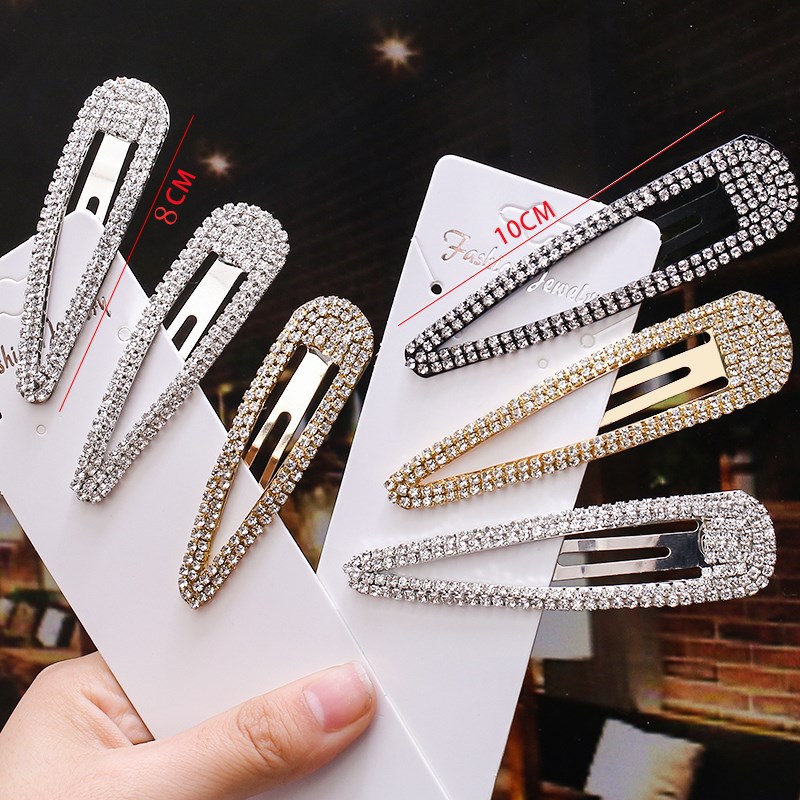 女性と女の子のためのラインストーン付きのエレガントなメタルピ - Bobby Pin Bulk のレビューと価格