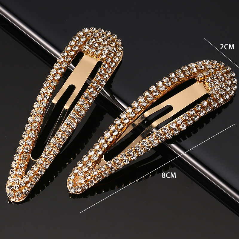 女性と女の子のためのラインストーン付きのエレガントなメタルピ - Bobby Pin Bulk のレビューと価格