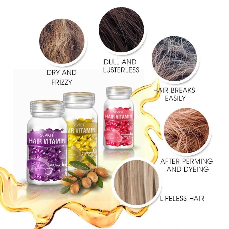Sevich 滑らかな絹のような髪のビタミン カプセル ケラ - Hair Care Vitamin のレビューと価格