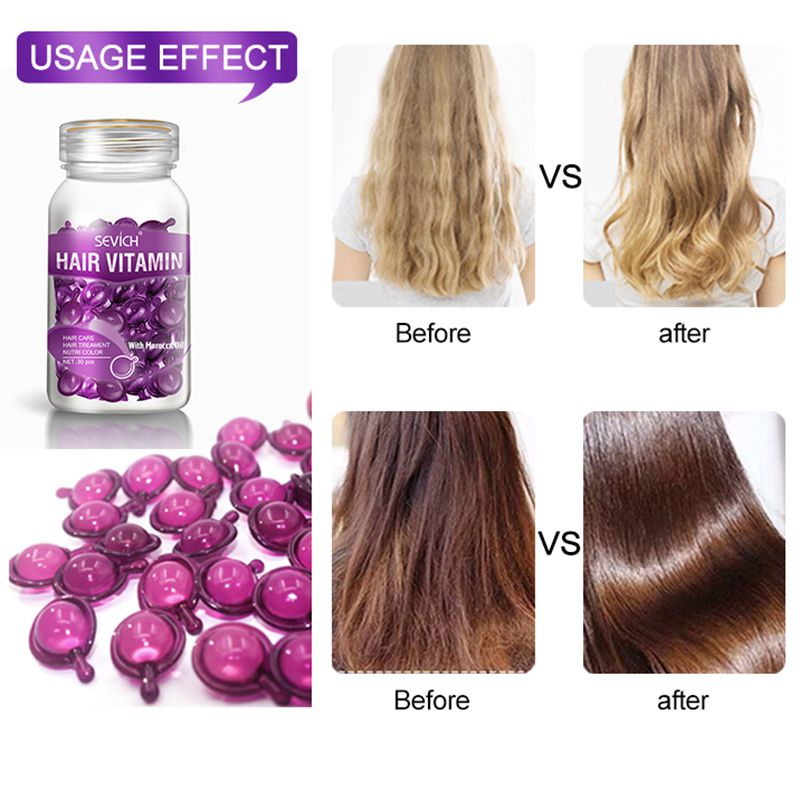Sevich 滑らかな絹のような髪のビタミン カプセル ケラ - Hair Care Vitamin のレビューと価格