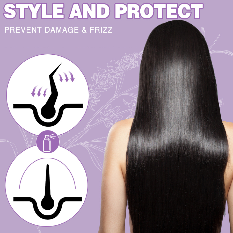 熱保護スプレー 熱ダメージから髪を守る 洗い流さない保湿＆栄 - Hair Care Heat Protectant のレビューと価格