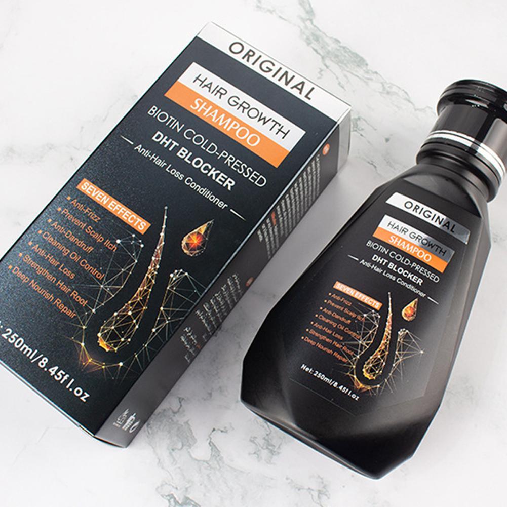 250 ミリリットルビオチンシャンプー櫛ブラシ付き育毛抗フケ - Hair Care Vitamin のレビューと価格