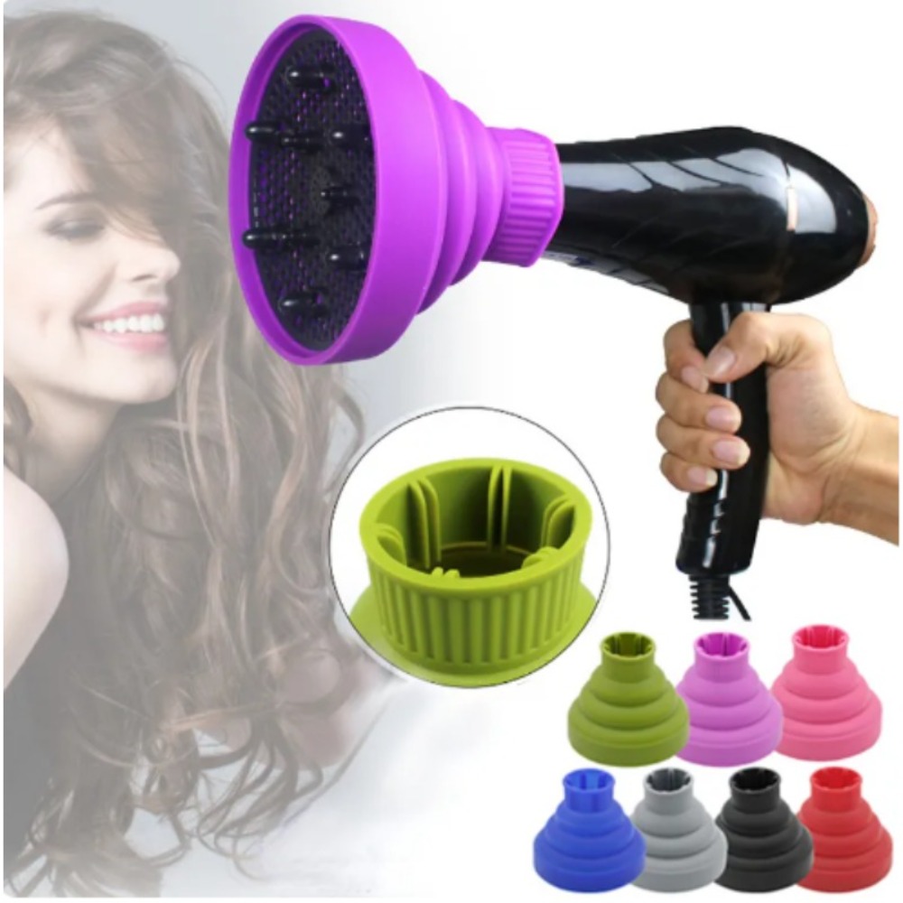1Pc シリコーンヘアドライヤーディフューザーカバー折りたた - Hair Care Brand のレビューと価格
