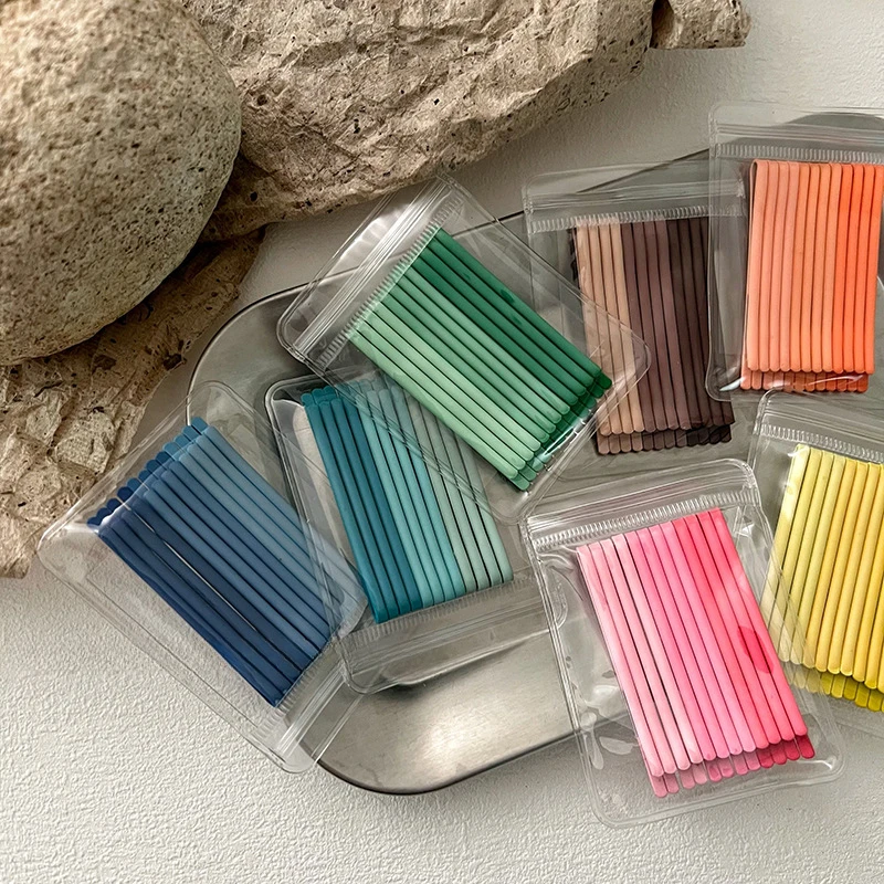 女性と女の子のためのキャンディーカラーのメタルヘアクリップ, - Bobby Pin Bulk のレビューと価格