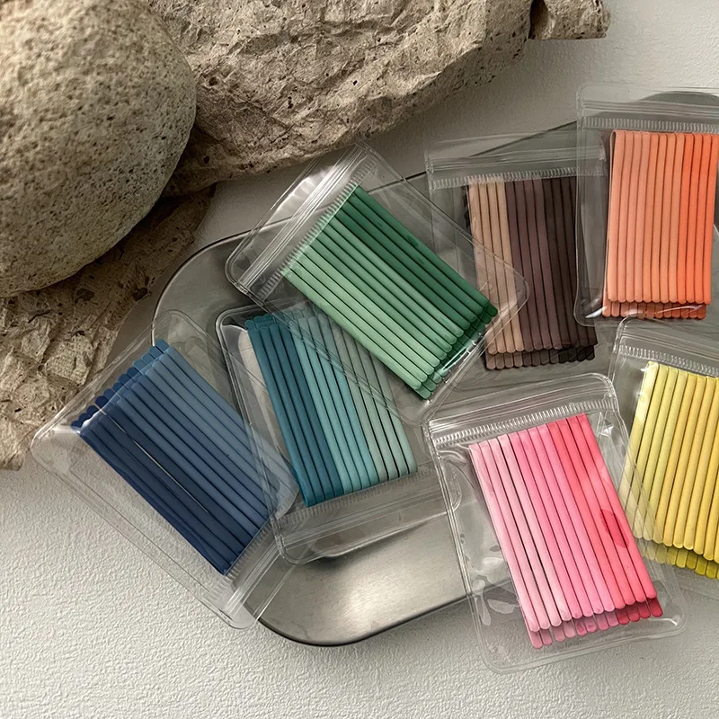 女性と女の子のためのキャンディーカラーのメタルヘアクリップ, - Bobby Pin Bulk のレビューと価格