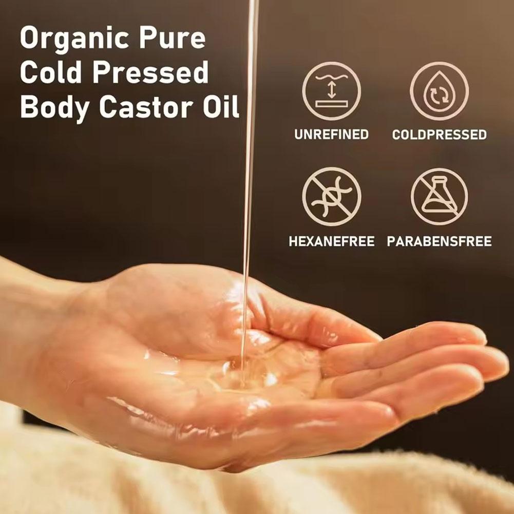 50mlオーガニックキャスターオイル ローズクォーツローラー - Castor Oil Cold Press のレビューと価格