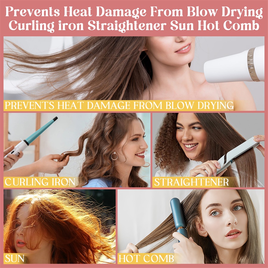 熱保護スプレー 熱ダメージから髪を守る リーブインココナッツ - Hair Care Heat Protectant のレビューと価格