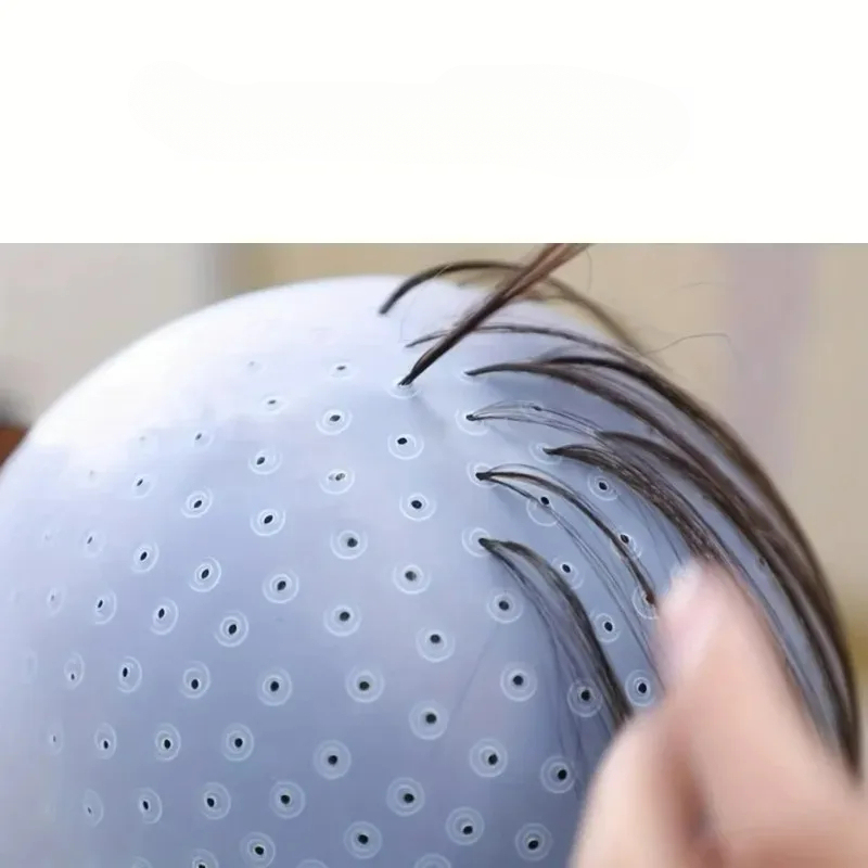 シリコーンヘアカラーキャップ美容用針付きプロサロン染色ツール - Hair Care Brand のレビューと価格