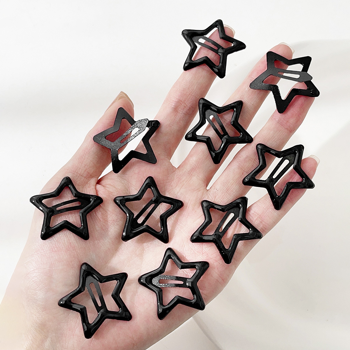 女の子のための星のボビーピン,黒と灰色,女性のための金属製の - Bobby Pin Bulk のレビューと価格