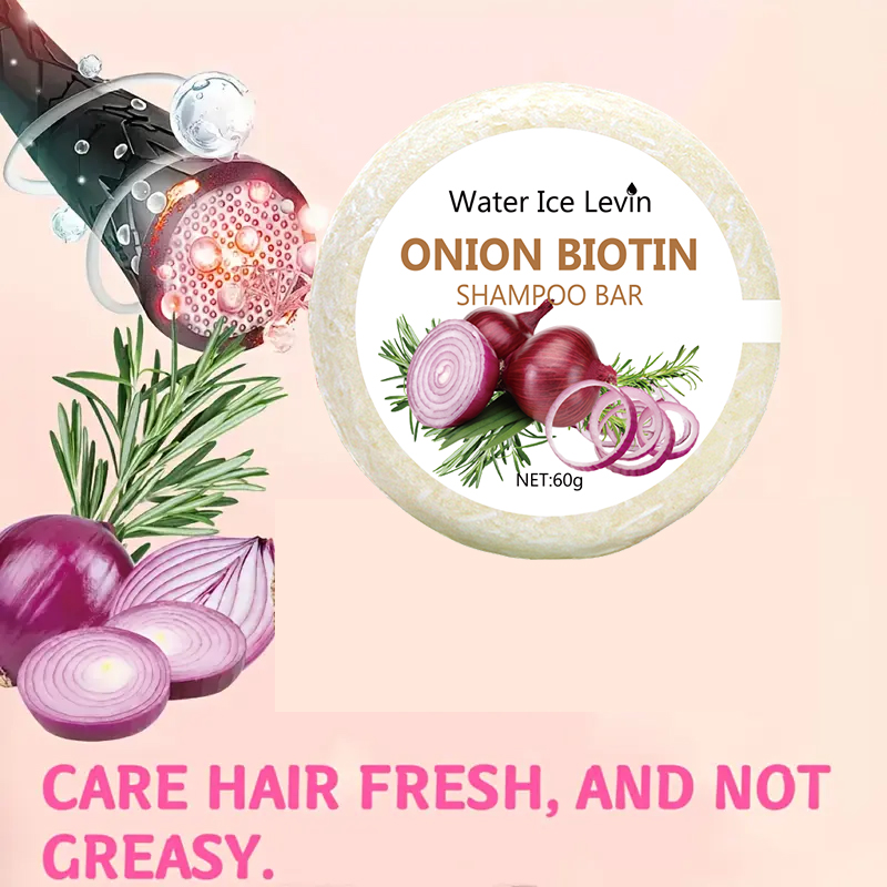 オニオン＆ビオチンシャンプーバー - 60g、すべての髪質に - Hair Care Vitamin のレビューと価格