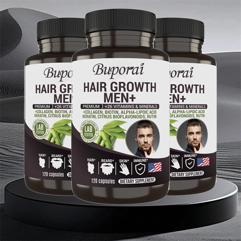 男性用育毛サプリメント - 男性用髭育毛サプリメント、発毛促 - Hair Care Vitamin のレビューと価格
