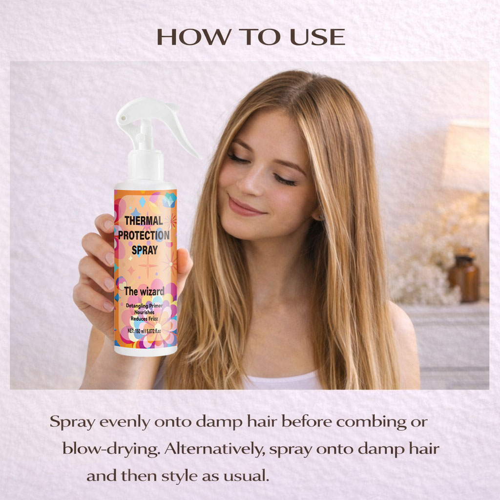 髪用熱保護スプレー ヒートプロテクターセラム UVダメージか - Hair Care Heat Protectant のレビューと価格