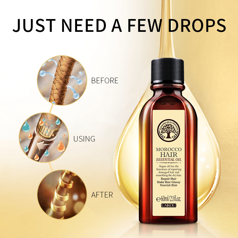 60 ミリリットルヘアケアモロッコ純粋なアルガンオイルヘアエ - Argan Oil Treatment のレビューと価格