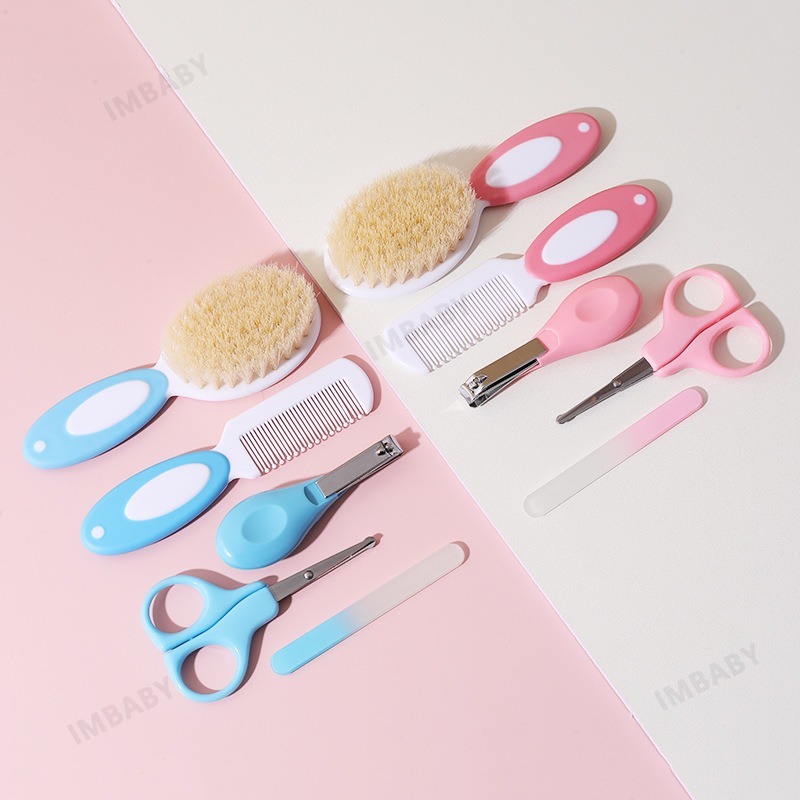 IMBABY 5 個新生児グルーミングケアキット、安全な丸い - Hair Care Tips のレビューと価格