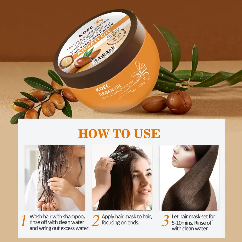 250 グラム KOEC アルガンオイルトリートメントヘアマ - Argan Oil Treatment のレビューと価格