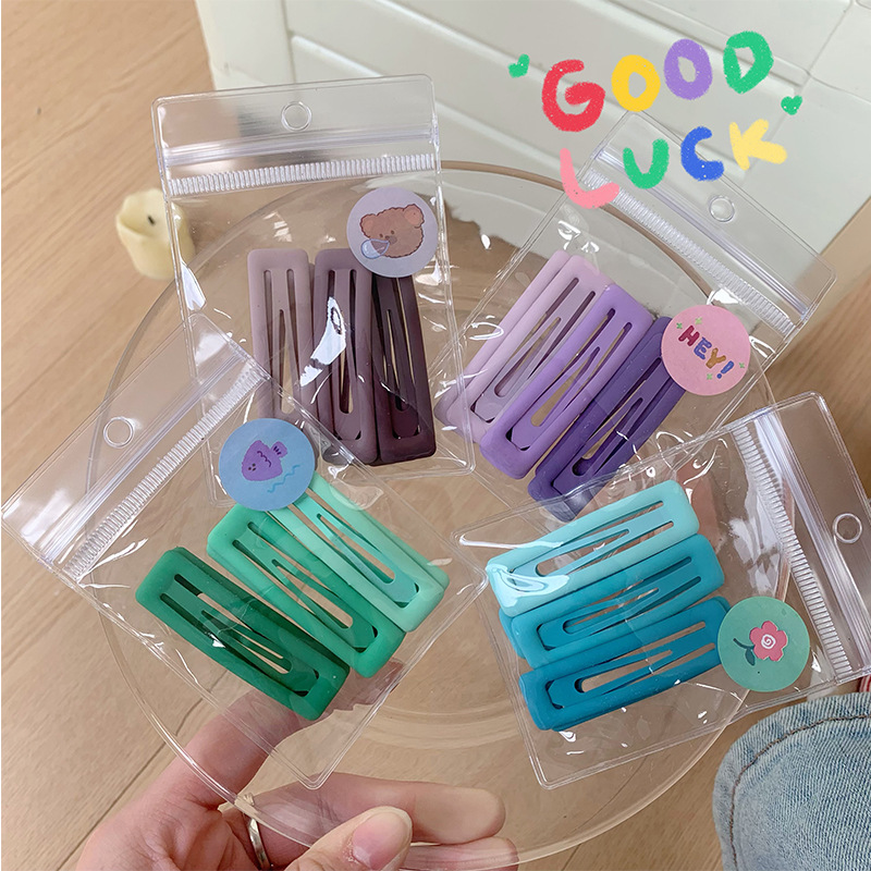 6 個マット合金ヘアクリップ長方形グラデーションキャンディー - Bobby Pin Bulk のレビューと価格