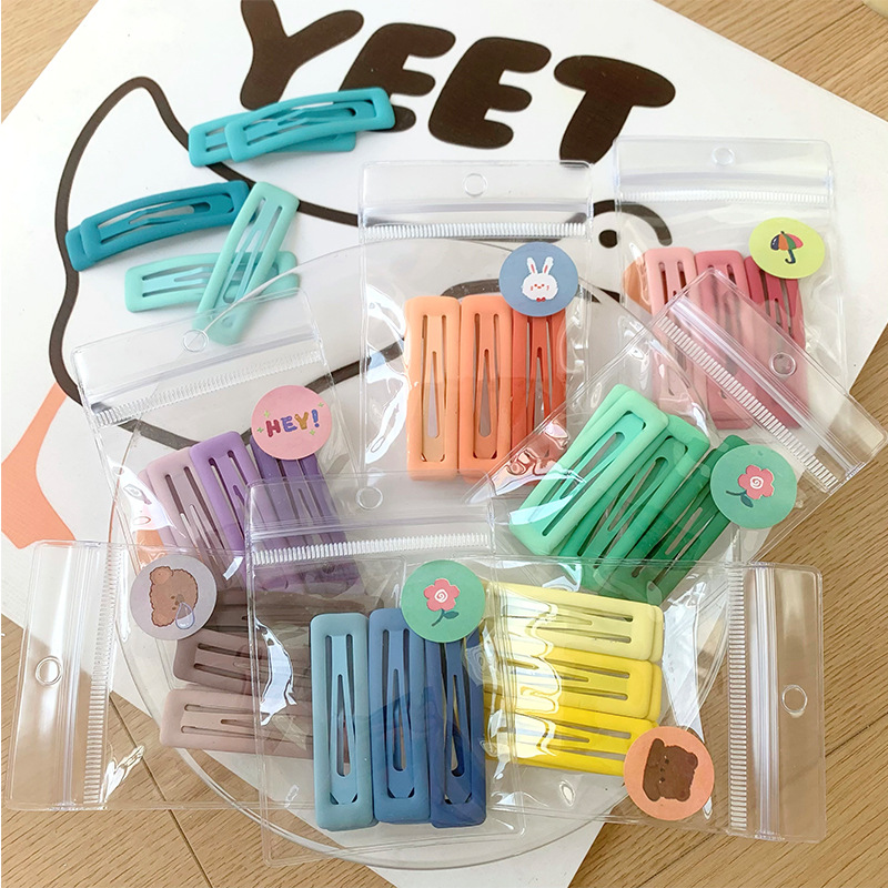 6 個マット合金ヘアクリップ長方形グラデーションキャンディー - Bobby Pin Bulk のレビューと価格