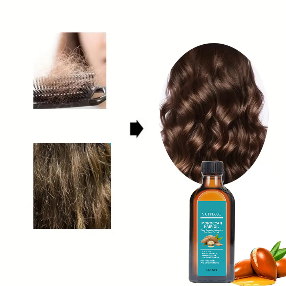 ユイティクエ モロッカン アルガンヘアオイル、100g、ホホ - Argan Oil Treatment のレビューと価格