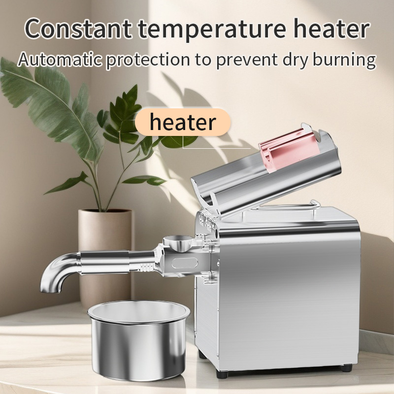 電動オイルプレス機、家庭用冷温両用自動オイル抽出器、ピーナッ - Castor Oil Cold Press のレビューと価格