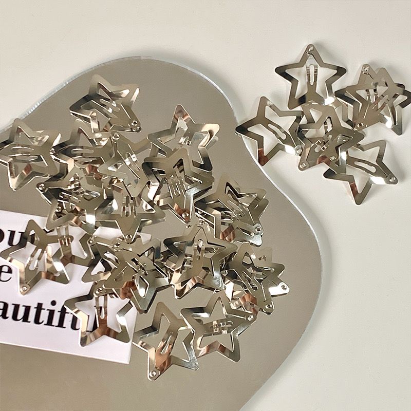 50 個 Y2K シルバーヘアクリップ女性ガールズメタルスタ - Bobby Pin Bulk のレビューと価格